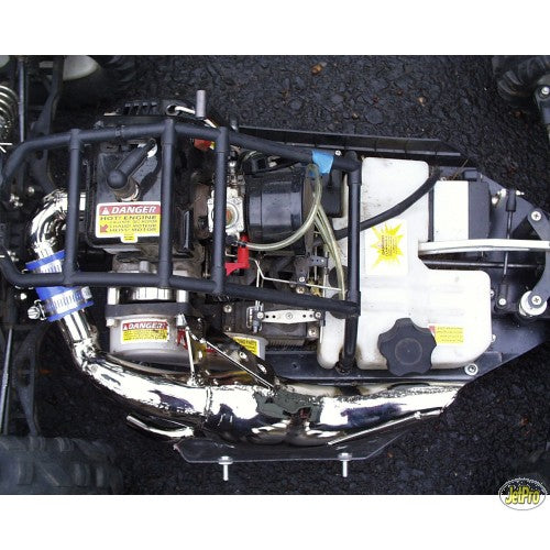 Nutech Racing TB II & TB III Widebody Sidemount Pipe